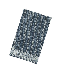 Black Printed Jaipur Cotton Saree With Floral Motifs-JC1596