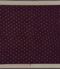 Maroon Printed Synthetic Dola Silk Saree With Viscose Border-SY0008