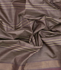 Lilac Woven Tussar Saree With Stripes-TU3354