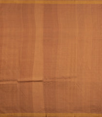 Brown Woven Tussar Silk Saree With Mango Motifs & Zari Border-TU3529