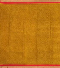 Red Woven Pure Silk Saree With Printed Floral Motifs-PS0657