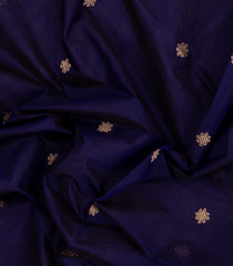 Violet Handloom Kanchi Cotton Saree With Silk Border-KC1820