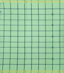 Aquamarine Woven Kadappa Cotton Saree With Checks-KN0743