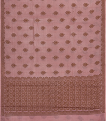 Dusty Pink Woven Tussar Silk Saree With Floral Motifs-TU3140