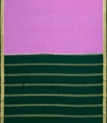 Lavender Woven Mysore Silk Saree With Contrast Border-MS3679