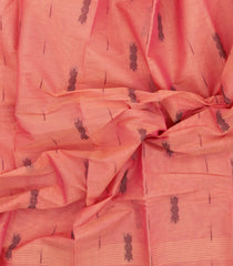 Peach Woven Rasipuram Cotton Saree With Buttas-RA2589