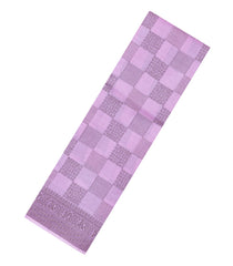 Lavender Woven Tussar Silk Saree With Floral Motifs-TU3421
