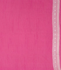 Pink Woven Art Dupion Saree With Floral Zari Motifs-BL5913