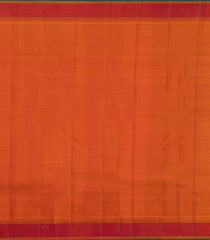 Bottle Green Handloom Kanchipuram Silk Saree With Half Diamond Motifs-KA15291