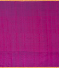 Magenta Handloom Linen Saree With Sparrow Buttas-LI0793