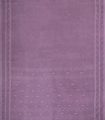 Lilac Woven Tussar Silk Saree With Dotted Stripes-TU3310