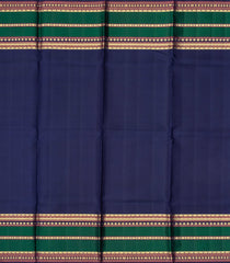 Cream Handloom Korvai Kanchipuram Silk Saree With Buttas & Contrast Border-KA12619