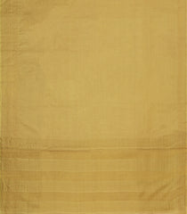 Gold Woven Tussar Silk Saree With Zari Pallu-TU3488