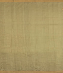 Shadow Green Woven Tussar Silk Saree With Mango Motifs & Zari Border-TU3526