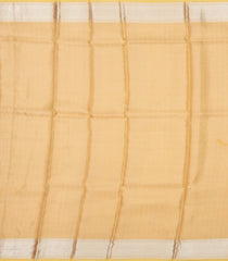 Gold Woven Banarasi Organza Silk Saree With Stripes-BE1685
