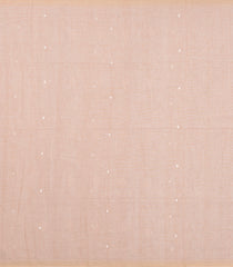 Taupe Handloom Bengal Cotton Saree With Coin Buttas-BG1663