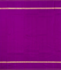 Purple Handloom Kanchipuram Silk Saree With Stripes & Buttas-KA15518
