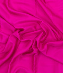 Hot Pink Woven Mysore Silk Saree With Contrast Border-MS3654