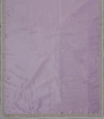 Lavender Woven Synthetic Blended Saree With Embroidered Border-EN1999