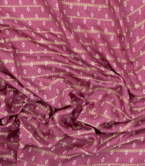 Dusty Pink Printed Synthetics Dola Saree Zari Stripes-BL5288