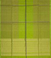 Light Green Handloom Organza Silk Saree With Checks-SO4777