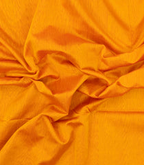 Turmeric Yellow Handloom Maheswari Silk Cotton Saree With Zari Border-SC4159