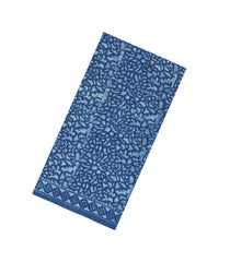 Indigo Printed Jaipur Cotton Saree With Border-JC1834