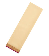 Cream Woven Mysore Silk Saree With Contrast Border-MS3708