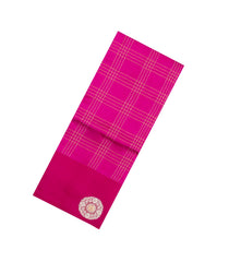 Pink Handloom Banarasi Silk Saree With Zari Checks-BE1874