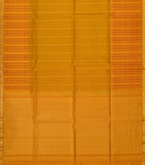 Mustard Handloom Kora Soft Silk Saree With Stripes -SO4228