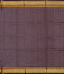 Burgundy Handloom Silk Cotton Saree With Fish Buttas-SC4549