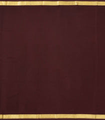Brown Woven Mysore Silk Saree With Zari Border-MS3694
