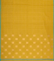 Mustard Woven Kota Silk Saree With Zari Checks-KO1061