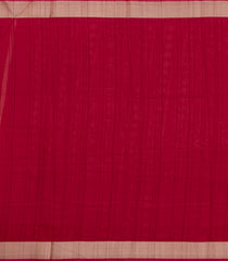Crimson Woven Synthetics Dola Silk Saree With Zari Border-BL5258