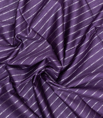 Lavender Woven Art Bhagalpur Cotton Saree With Thread & Zari Stripes-SY0272