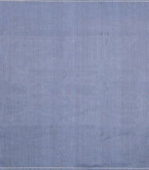 Blue Printed Synthetic Dupion Saree With Abstract Stripes-SY0487