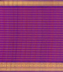 Green Handloom Gadwal Silk Cotton Saree With Checks & Buttas-GA0361