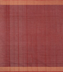 Orange Handloom Village Cotton Saree With Buttas-VC1644