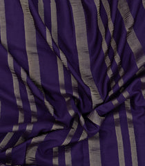 Purple Woven Mysore Silk Saree With Zari Temple-MS3474
