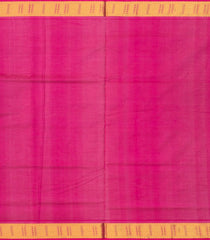 Sky Blue Handloom Silk Cotton Saree With Contrast Zari Border-SC3677