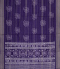 Violet Printed Synthetics Dola With Zari Stripes -BL5243
