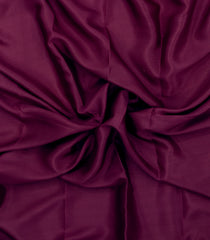 Dark Maroon Woven Mysore Silk Saree With Contrast Zari Border-MS3865