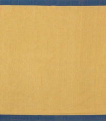 Mustard Handloom Bengal Cotton Saree With Meena Buttas-BG1610