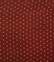 Rust Woven Blended Viscose With Contrast Border-BL5570