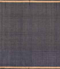 Cyan Handloom Village Cotton Saree With Stripes-VC1650