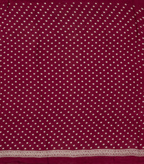 Crimson Printed Modal Silk Saree With Zari Pallu-PS0738