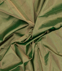 Green Handloom Silk Cotton Saree With Zari Stripes-SC4544