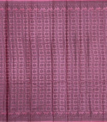 Pink Woven Tussar Silk Saree With Floral Buttas-TU3422