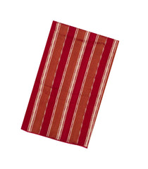 Crimson & Rust Woven Art Viscose Saree With Zari Stripes-BL4695