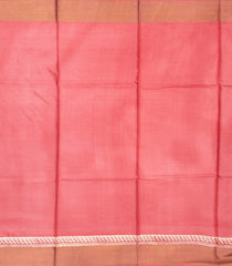 Gold Handloom Tussar Silk Saree With Printed Floral Motifs-TU2527